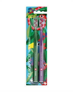 Набор зубных щеток Toothbrush 5460 Ultra Soft Set Special Edition | Duo Recycled 2024 Curaprox