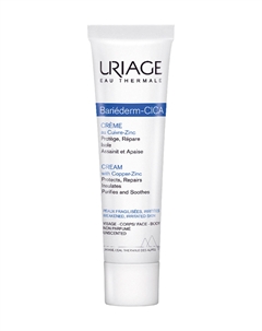Крем для тела с медью и цинком Bariederm-Cica Cream with Copper-Zinc Uriage