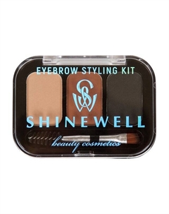 Набор для моделирования формы бровей с кисточкой Eyebrow Styling Kit Shinewell