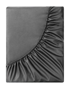 Простыня с серебряными нитями на резинке Diamond Серый космос Простыня на резинке Soft silver