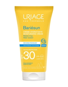 Солнцезащитный увлажняющий крем для чувствительной кожи лица и тела Bariesun Moisturizing Cream SPF 30 Uriage