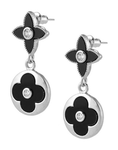 Серьги Earrings E110ч Ronda