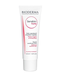 Успокаивающий крем для чувствительной кожи с покраснениями, ощущением стянутости и жара Sensibio Forte Bioderma
