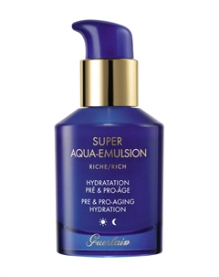 Увлажняющая эмульсия для лица с насыщенной текстурой Super Aqua-Emulsion Rich Pre & Pro-Aging Hydration Guerlain