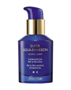 Увлажняющая эмульсия для лица с облегчённой текстурой Super Aqua-Emulsion Light Pre & Pro-Aging Hydration Guerlain