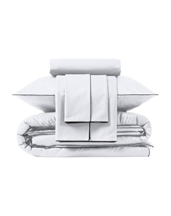 Комплект постельного белья с серебряными нитями Альпийский снег Комплект постельного белья Soft silver