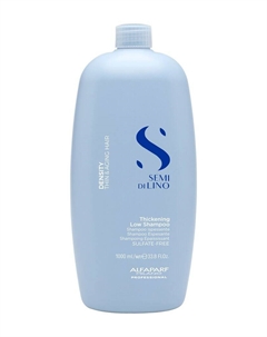 Шампунь для увеличения плотности и густоты волос Semi di Lino Density Thickening Low Shampoo Alfaparf milano