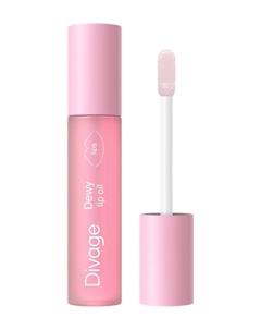 Масло для губ с ароматом клубники Dewy Lip Oil Divage