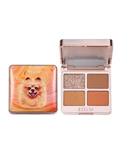 Палетка теней из 4 оттенков Puppy Eyeshadow Quad Zeesea