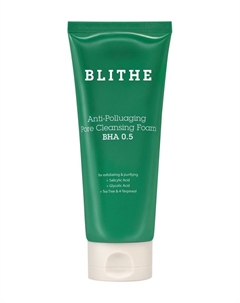 Пенка для очищения пор с салициловой кислотой Anti-Polluaging BHA 0.5 Pore Cleansing Foam Blithe