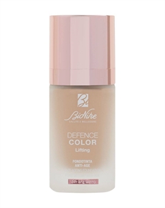 Антивозрастной тональный крем для лица с сатиновым финишем Defence Color Lifting Anti-Ageing Foundation SPF 15 Bionike