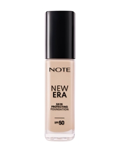 Защитный тональный крем для лица с увлажняющим эффектом New Era Skin Protecting Foundation SPF 50 Note