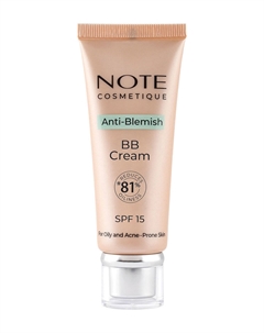 ВВ-крем для проблемной, жирной и склонной к акне коже  Anti-Blemish BB Cream SPF 15 Note
