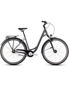 Женский велосипед Town One Easy Entry, год 2025, цвет Серый-Черный, ростовка 19.5 Cube