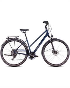 Дорожный велосипед Touring One Trapeze, год 2025, цвет Синий-Серый, ростовка 18 Cube