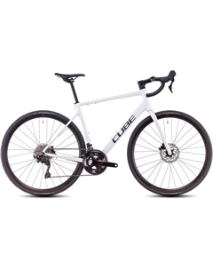 Шоссейный велосипед Attain SLX, год 2025, цвет Белый, ростовка 19.5 Cube