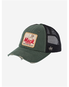 Бейсболка с сеточкой  SMU817A-MACKT Mack Truck Orville (зеленый), Зеленый American needle
