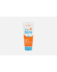 Детский солнцезащитный крем для тела Spf 50+ Waterproof 200 мл Claire cosmetics