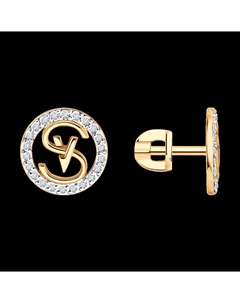 Серьги из золота с бриллиантами Sokolov