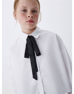 Укороченная блузка из смесового модала для девочек Sela