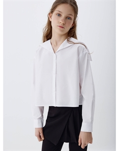 Укороченная блузка с морским воротником для девочек Sela