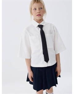 Рубашка оверсайз с коротким рукавом для девочек Sela