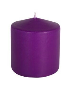 Свеча бочонок, 60х65 мм, фиолетовый Антей кэнд