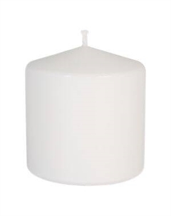Свеча бочонок, 60х65 мм, белый Антей кэнд
