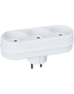 Разветвитель, 3 гнезда, без заземления Navigator