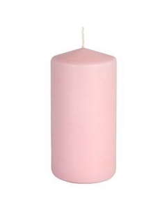 Свеча бочонок, 60х120 мм, легкий розовый Антей кэнд