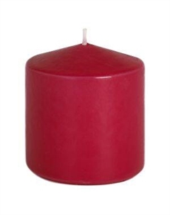 Свеча бочонок, 60х65 мм, бордо Антей кэнд