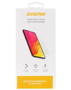 Защитное стекло Digma DGG3AP11XA для Apple iPhone XR/11 3D