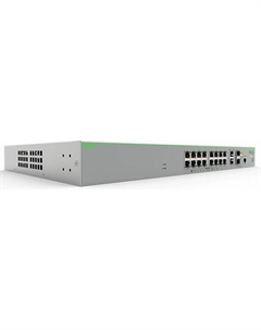 Коммутатор PoE AT-FS980M/18PS 16x10/100T PoE+ ports and 2xCombo ports (100/1000X SFP or 10/100/1000T Copper), AC power Allied telesis