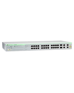 Коммутатор PoE AT-FS750/28PS 24x10/100BASE-TX PoE, 2x10/100/1000BASE-T, 2x10/100/1000BASE-T/Mini GBIC (SFP) Allied telesis