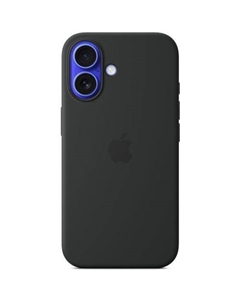 Чехол (клип-кейс) Silicone Case, для iPhone 16, черный Apple