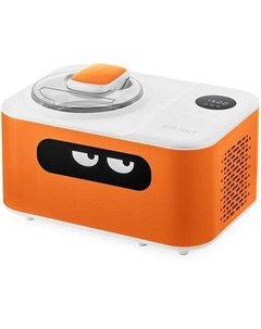 Мороженица KitFort КТ-1829-2, 110Вт, 1200мл, оранжевый/белый Kitfort