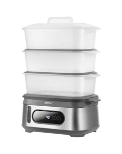 Пароварка КТ-6280, серый и серебристый Kitfort