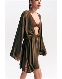 Туника пляжная вискозная с поясом Befree