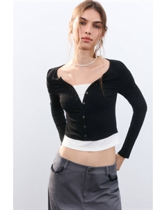 Лонгслив с имитацией майки Befree