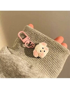 Брелок Собачка, белый Esterum