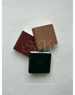 Набор мини-скетчбуков 3 шт 5х5 см, 48 л, 200 г, яркие цвета Languo