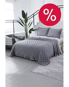 Комплект из 2 наволочек и покрывала с оборкой Sofi de marko