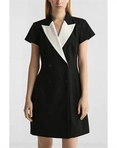 Платье-блейзер с контрастными лацканами Hugo