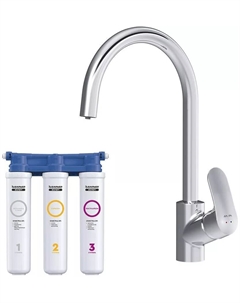 Смеситель для кухни Like F8007S00 с фильтром Am.pm.