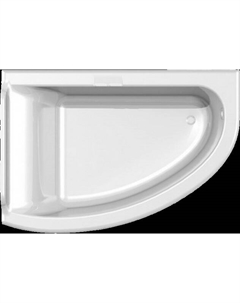 Ванна из искусственного камня Анастасия 01010063 180x125 см, угловая, левая, встраиваемая, матовая белая, асимметричная, на ножках Astra form