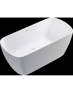 Ванна из искусственного камня Антарес 01010074 160x75 см, отдельностоящая, матовая белая, на ножках Astra form
