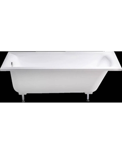 Ванна из искусственного камня Нью-Форм 01010061 170x80 см, встраиваемая, матовая белая, на ножках Astra form