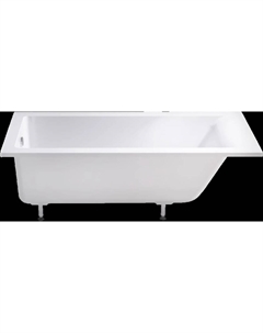 Ванна из искусственного камня Нейт 01010053 150x70 см, встраиваемая, матовая белая, на ножках Astra form