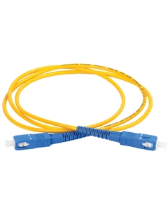 Патч-корд оптический, SC/UPC-SC/UPC, одномодовый, 9/125, OS2, одинарный, 1м, желтый (FPC09-SCU-SCU-C1L-1M) Itk
