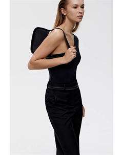 Асимметричное боди черного цвета 2mood